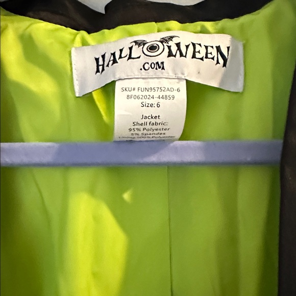 Striped Women's Blazer in Black and White - Picture 3 of 3